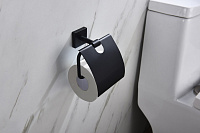 Timo Selene Бумагодержатель для ванной комнаты, цвет черный матовый 12042/03