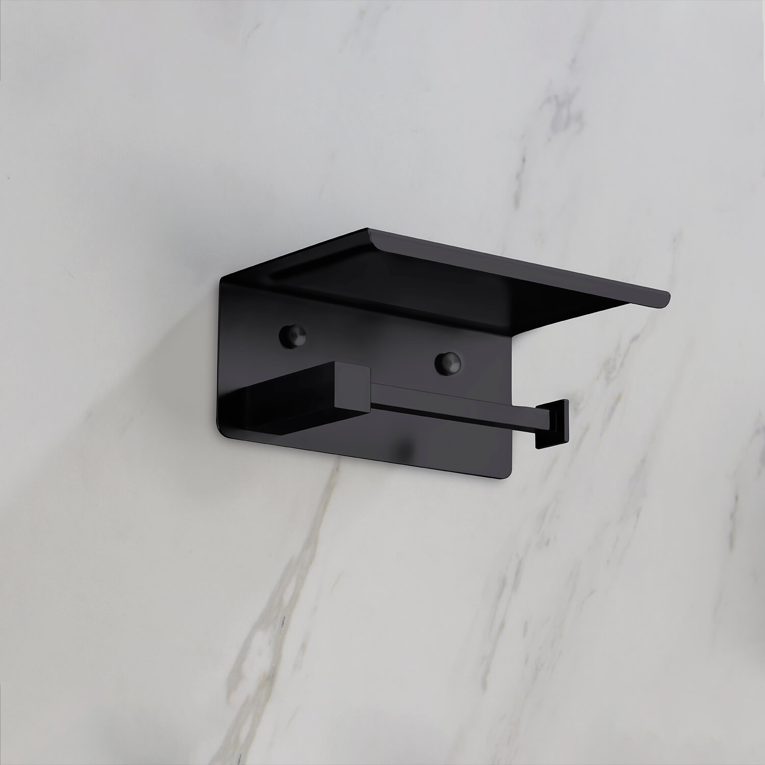 Timo Selene Бумагодержатель для ванной комнаты, цвет черный матовый 14044/03