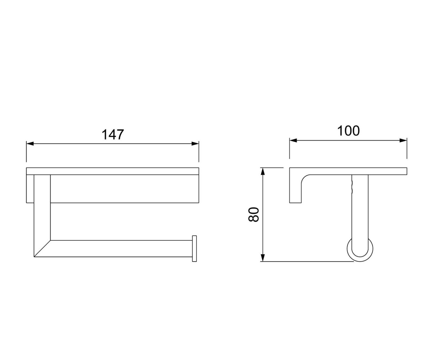 Timo Saona Бумагодержатель для ванной комнаты, цвет золото матовое 13043/17