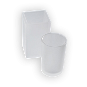 Decor Walther Corner EMG Стакан настольный, стекло сатинированное, цвет: стекло 0562700