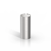 Decor Walther Mikado SMB Стакан для зубных щеток настольный, латунный, цвет: нержавеющая сталь 0522576