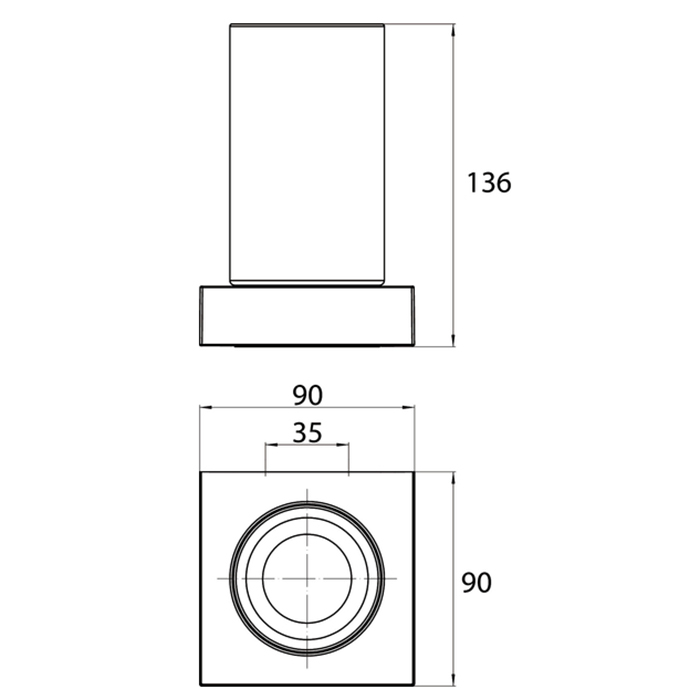 Emco Liaison Стакан подвесной, стекло прозрачное, цвет: хром 1820 001 01