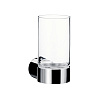 Emco Fino Стакан подвесной, прозрачное стекло, цвет хром 8420 001 00