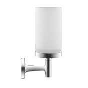 Duravit Starck T Стакан подвесной, стеклянный матовый, цвет: хром 0099311000