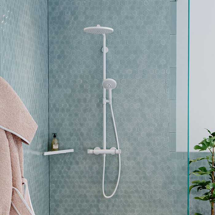 Hansgrohe AddStoris Угловая корзинка подвесная 30,5x15,7 см, цвет: белый 41741700