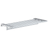 Hansgrohe AddStoris Полка для полотенец с держателем подвесная 58,8x24,8 см, цвет: хром 41751000