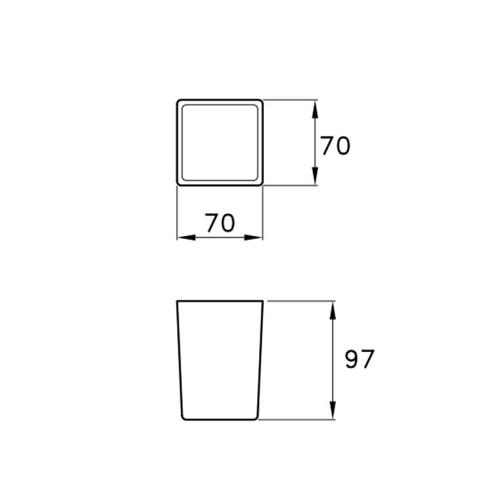 Stella Casanova Стакан, цвет: белый B016 UN 10008 VSA0