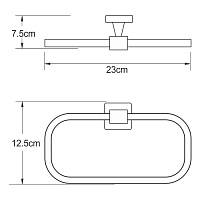 Wasserkraft Dill Держатель полотенец K-3960