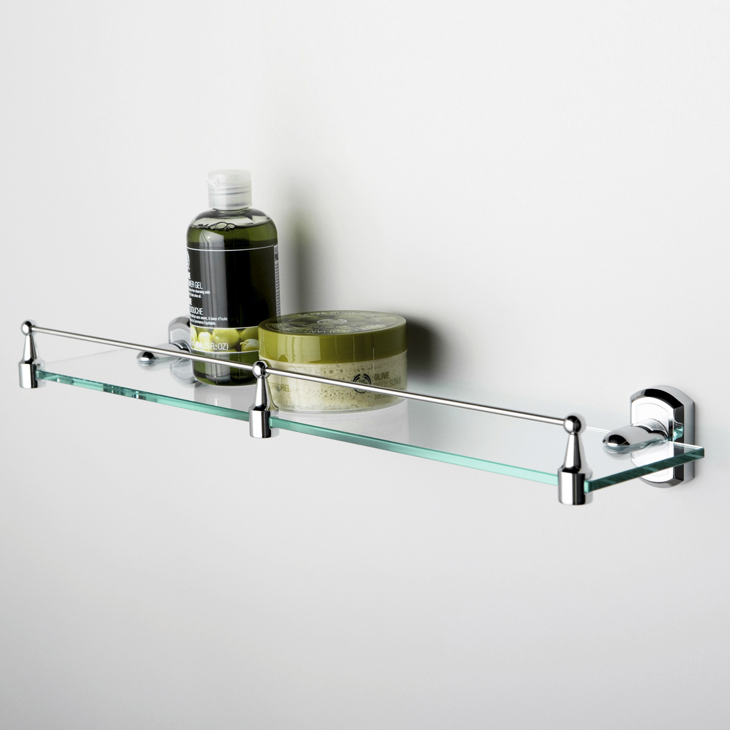 Wasserkraft Oder Полка стеклянная с бортиком K-3044