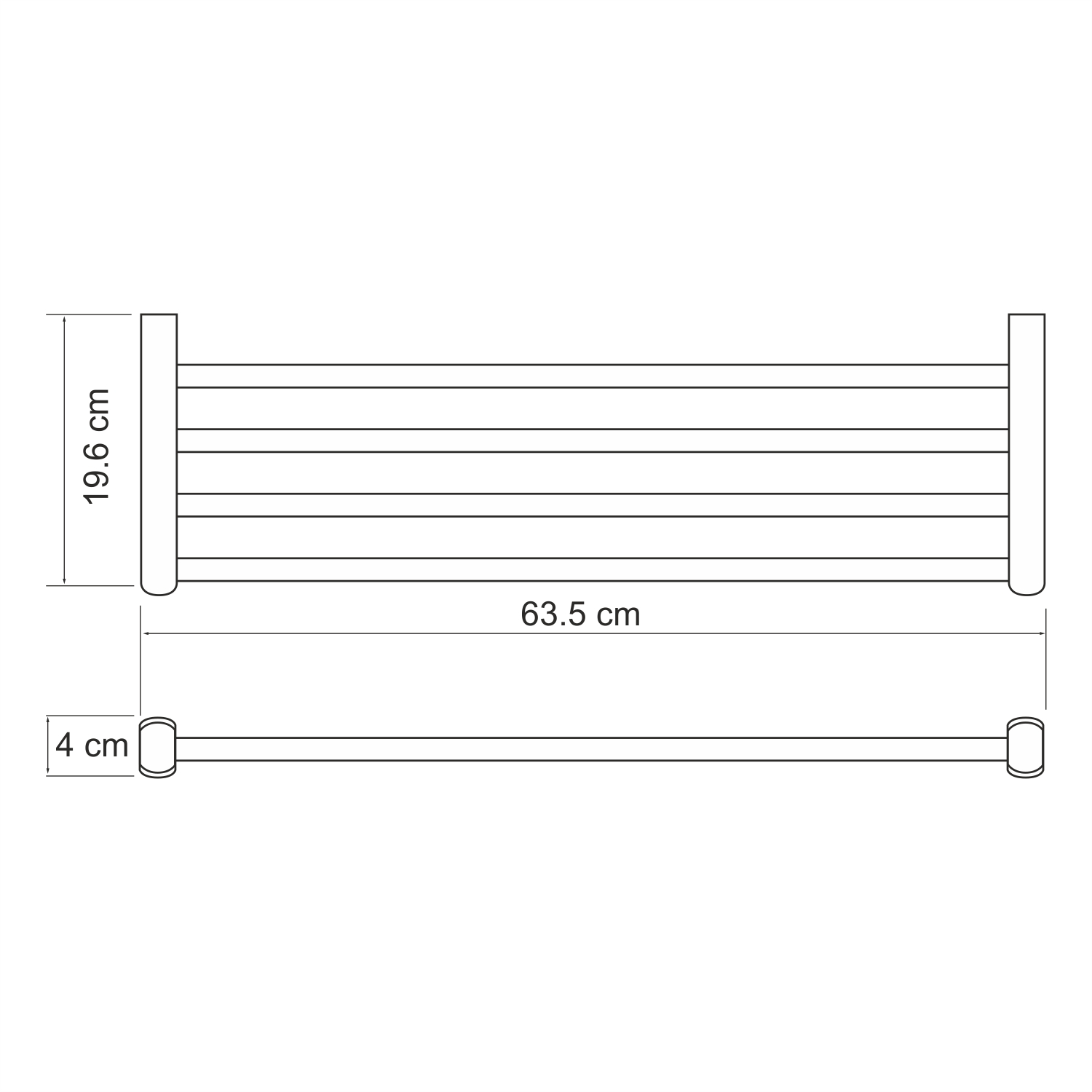 Wasserkraft Berkel Полка для полотенец K-6811