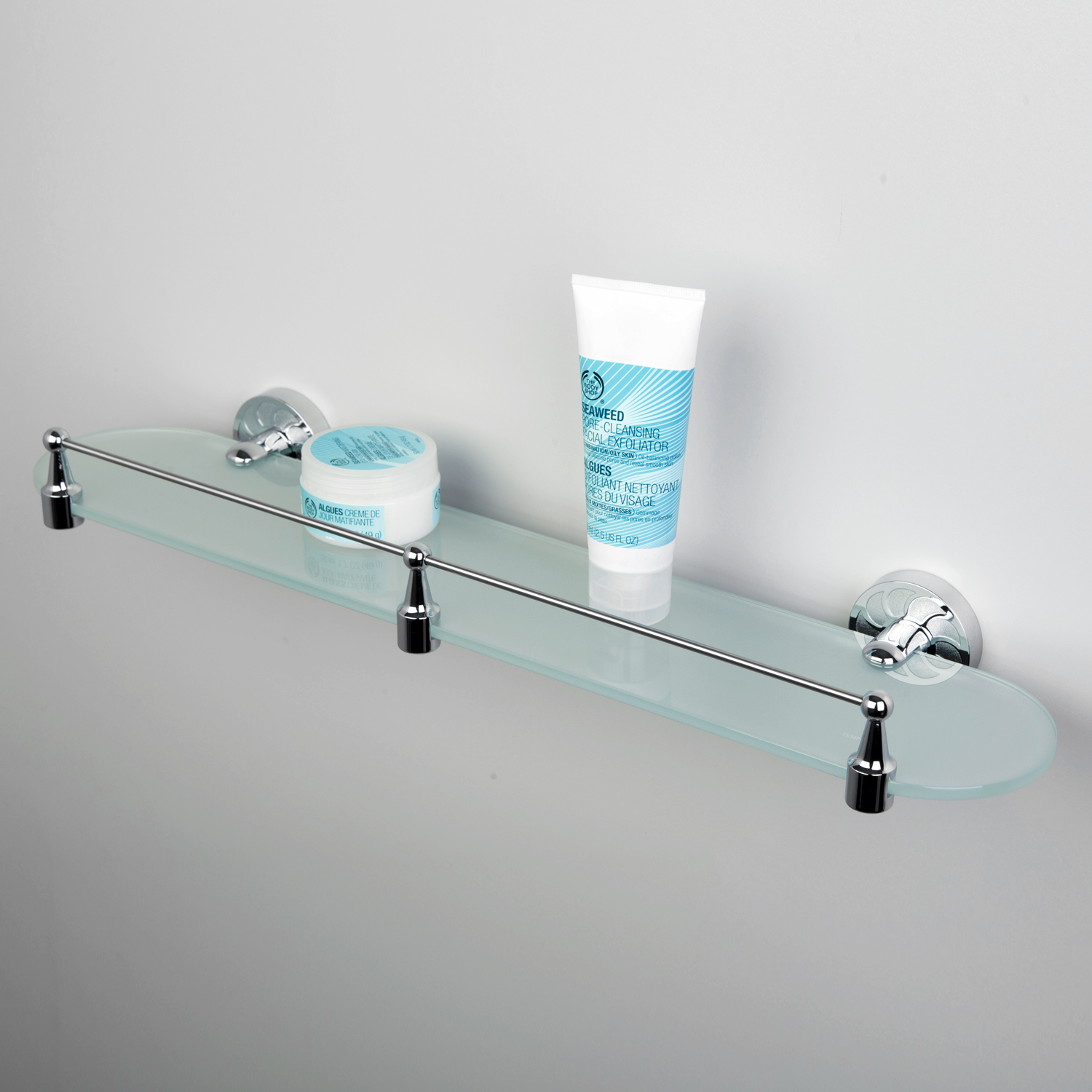 Wasserkraft Isen Полка стеклянная с бортиком K-4044