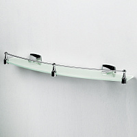 Wasserkraft Wern Полка стеклянная с бортиком K-2544