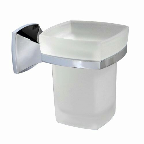 Wasserkraft Wern Стакан с держателем, стеклянный матовый, цвет: хром K-2528