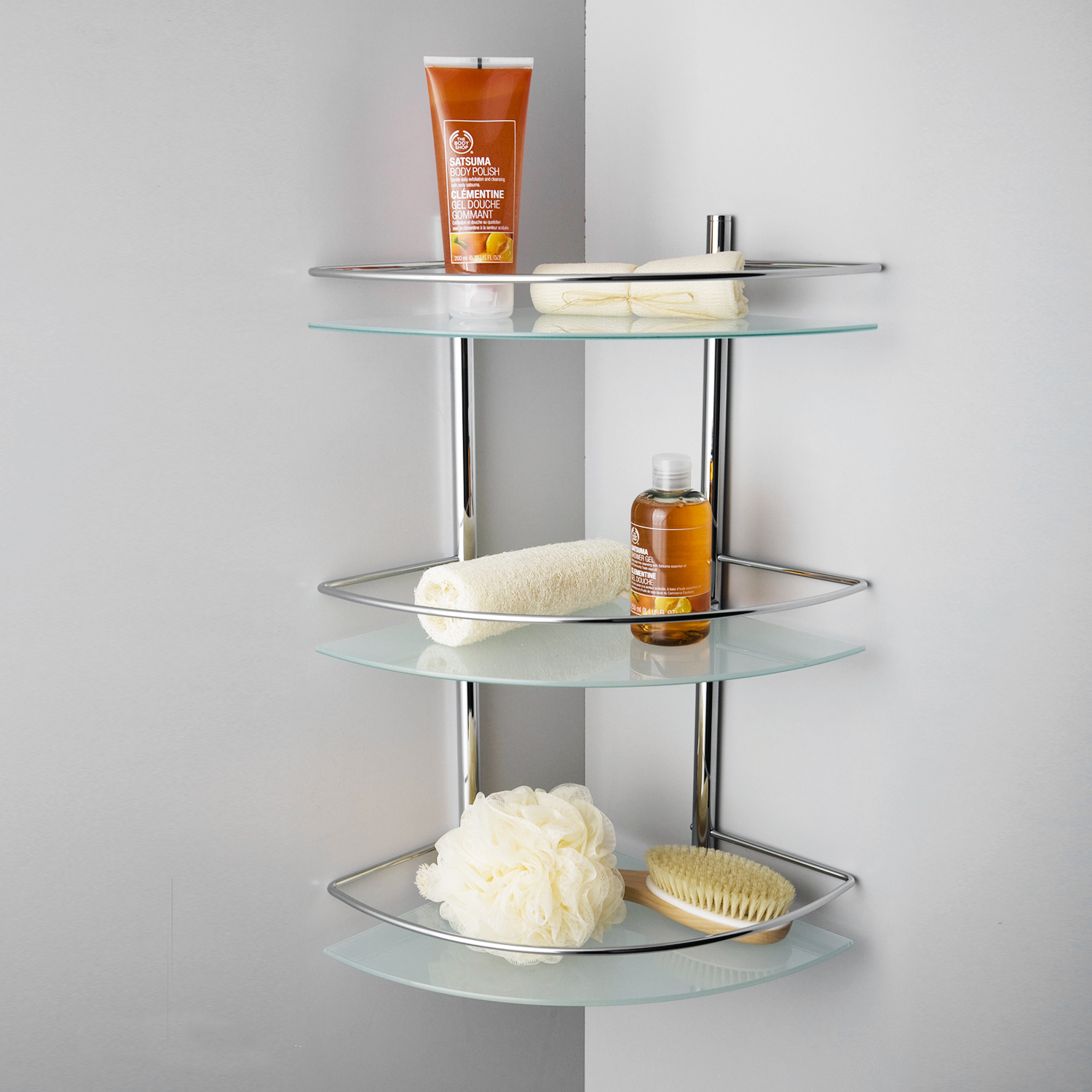 Wasserkraft Полка стеклянная тройная K-3133