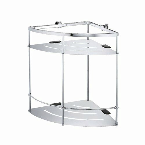 Wasserkraft Полка металлическая двойная, цвет: хром K-522