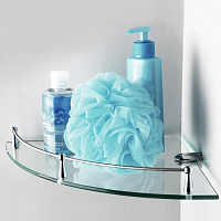 Wasserkraft Полка стеклянная угловая K-544