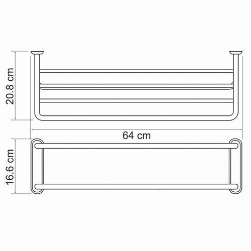 Wasserkraft Полка для полотенец K-888