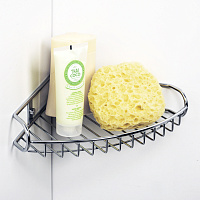 Wasserkraft Полка в душ металлическая 27,6х22х5h, цвет: хром K-1211