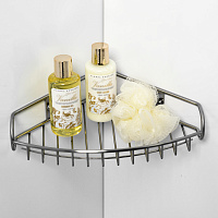 Wasserkraft Ammer Полка металлическая, угловая, материал нержавеющая сталь, цвет: никель K-1511