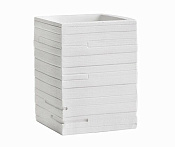 Wasserkraft K-3800 Стакан для зубных щеток настольный, композит, цвет: белый K-3828