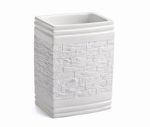 Wasserkraft K-4700 Стакан для зубных щеток настольный, композит, цвет: белый K-4728