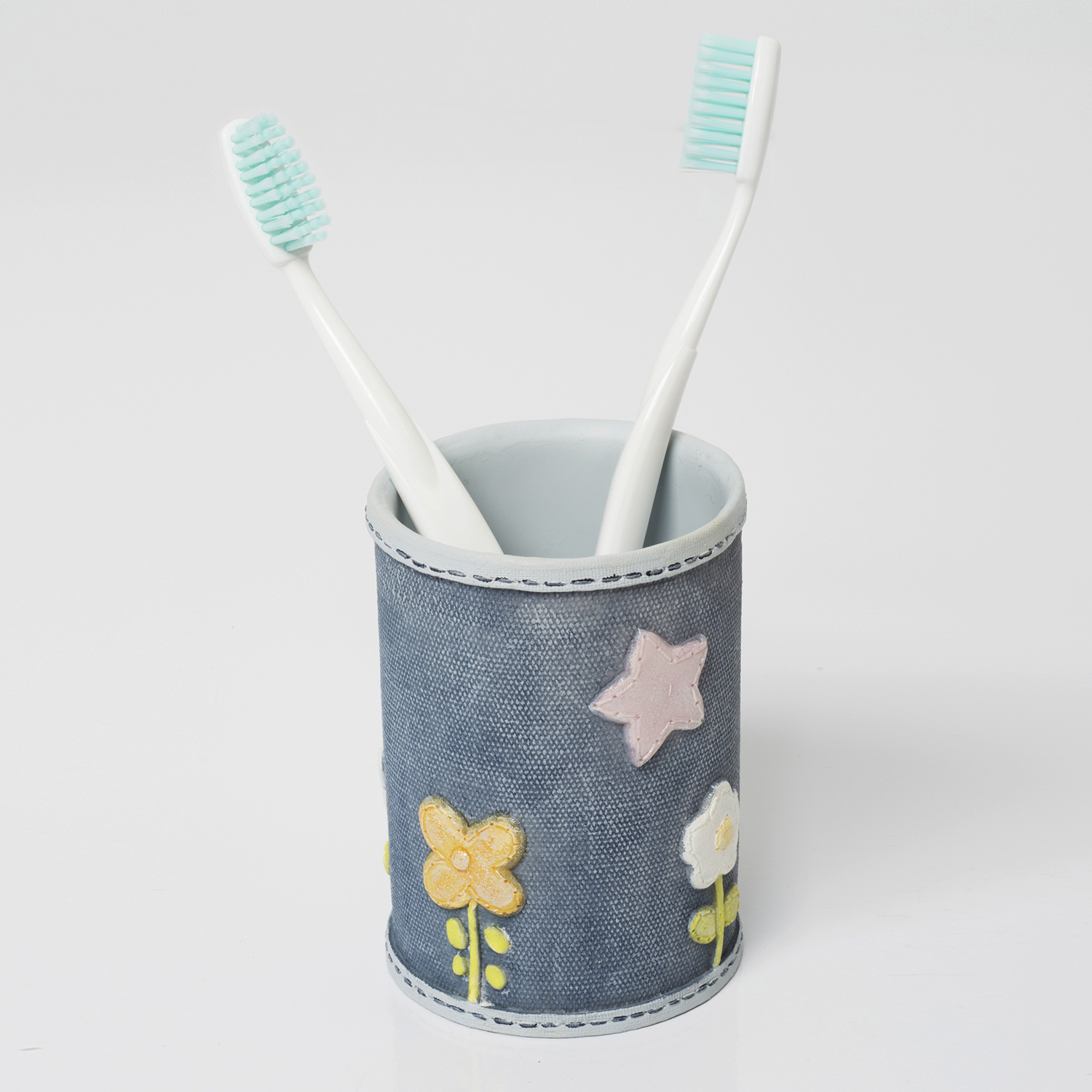 Wasserkraft K-3400 Стакан для зубных щеток настольный, композитный, цвет: синий K-3428