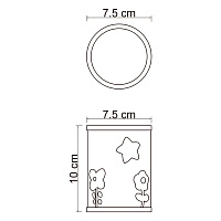 Wasserkraft K-3400 Стакан для зубных щеток настольный, композитный, цвет: синий K-3428