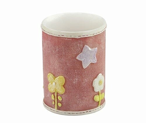 Wasserkraft K-6400 Стакан для зубных щеток настольный, композитный, цвет: розовый K-6428