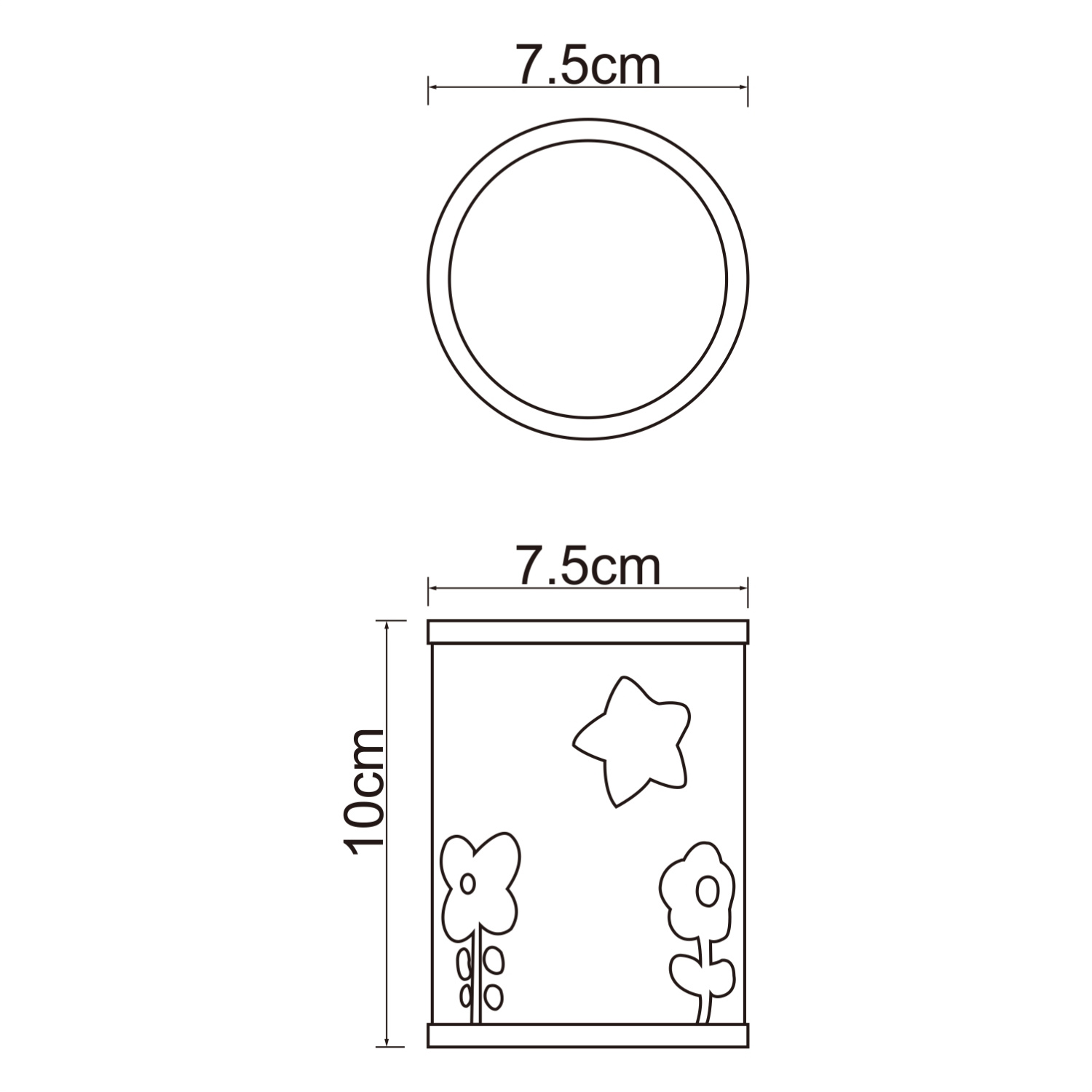 Wasserkraft K-6400 Стакан для зубных щеток настольный, композитный, цвет: розовый K-6428