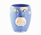 Wasserkraft K-8100 Стакан для зубных щеток, настольный, композитный, цвет: синий K-8128