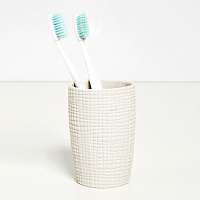 Wasserkraft K-4600 Стакан для зубных щеток, цвет: белый K-4628