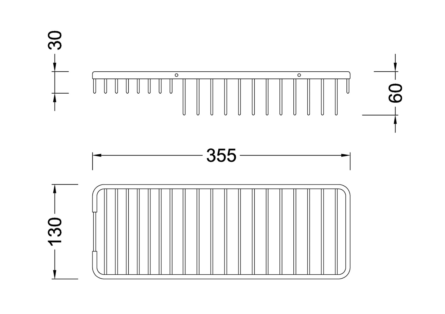 Timo Nelson Полка для ванной комнаты, цвет: хром 150079/00