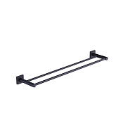 Timo Selene Полотенцедержатель 2-ой для ванной комнаты, цвет черный матовый 12056/03