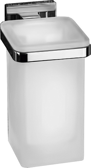 Colombo Design Basic Q Стакан подвесной, матовое стекло, латунь, цвет: chrome B3702.CR-VAN