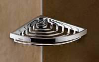 Keuco Universal Полка корзинка, угловая 19,7x13,3x2,8h см, цвет: хром 24943 010000