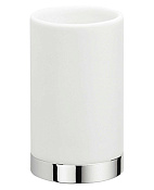 Colombo Design Nordic Стакан настольный керамический, латунь, цвет: chrome B5241.CR-CBO