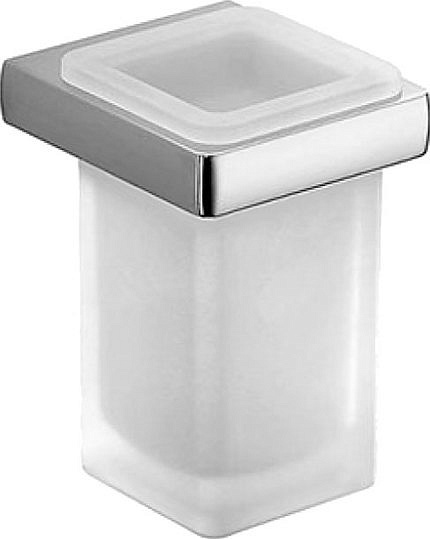 Colombo Design Lulu Стакан подвесной, матовое стекло, латунь, цвет: chrome B6202.CR-VAN