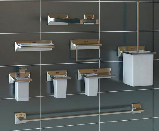 Grohe Allure Brilliant Стакан для ванны, подвесной, цвет: хром 40493000