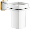 Grohe Grandera Стакан подвесной, керамический, цвет: хром/золото 40626IG0