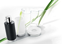 Colombo Design Nordic Стакан настольный, матовое стекло, латунь, цвет: chrome B5241.CR-VAN