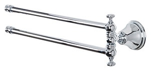 TW Harmony 013 Полотенцедержатель вращающийся двойной 49 см, цвет: хром TWHA013cr