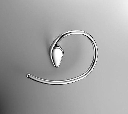 Colombo Design Khala Полотенцедержатель 22х15 см, подвесной, цвет: chrome B1831.CR