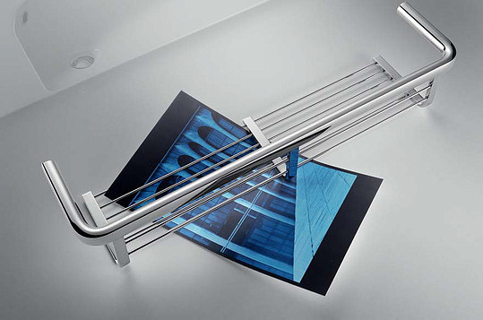 Colombo Design Lulu Полочка-решетка металлическая, подвесная, 47 см, цвет: chrome B6233.CR