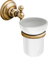 Nicolazzi Accessori Classica Стакан для зубных щеток подвесной, керамический, цвет: bronze plated 1488BZ
