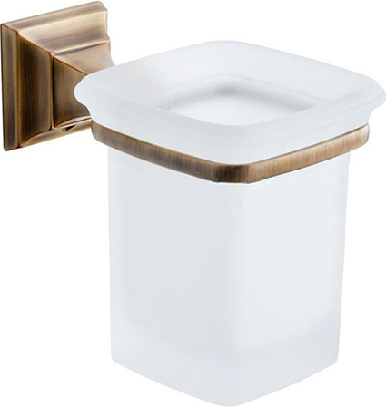 Colombo Design Portofino Стакан подвесной, матовое стекло, латунь, цвет: antique bronze B3202.bron