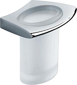 Colombo Design Land Стакан подвесной, матовое стекло, латунь, цвет: chrome B2802.CR-VAN