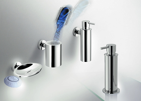 Colombo Design Plus Стакан подвесной, матовое стекло, латунь, цвет: chrome W4902.CR