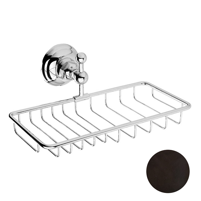 Nicolazzi Accessori Мыльница-решетка, подвесная, цвет: Tuscan Brass 1493TB