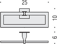 Colombo Design Forever Полотенцедержатель кольцо, 25x6x10см, подвесной, цвет: chrome B2931.CR