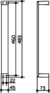 Keuco Edition 11 Полотенцедержатель на 6 гостевых полотенец, подвесной, цвет: хром 11170 010000